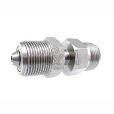 611414 Adjustable double Nipple 1/4